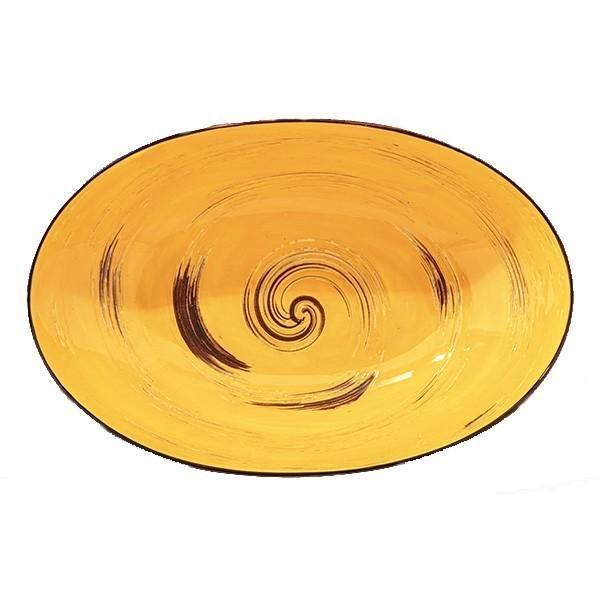 Блюдо Wilmax Spiral 25х16,5х6 см Yellow (WL-669440/A)