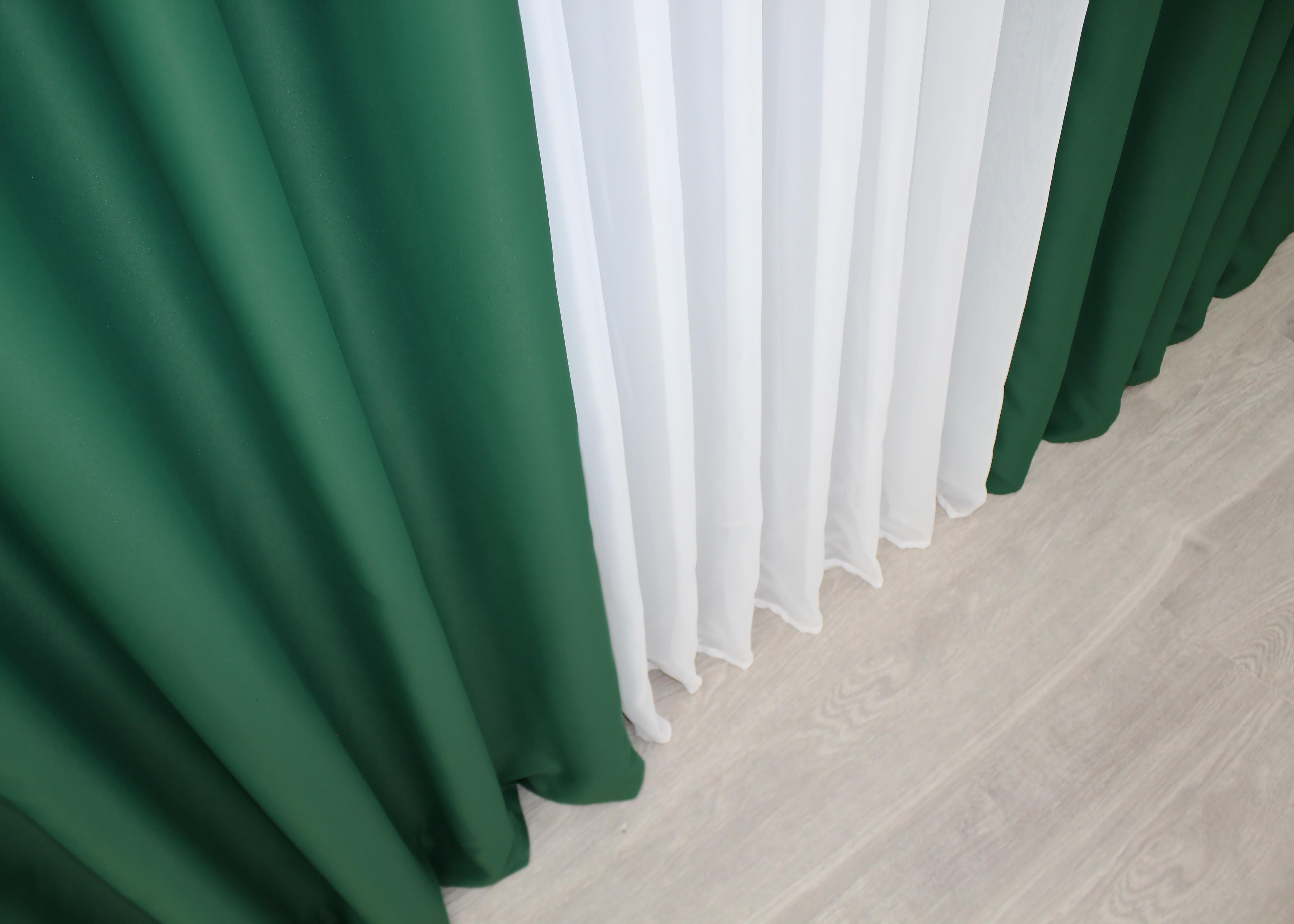 Комплект штор VR-Textil Midnight № 1398ш блекаут 100х290 см 2 шт. Зелений (31-787) - фото 10 Комплект штор VR-Textil Midnight № 1398ш блекаут 100х290 см 2 шт. Зелений (31-787) - фото 10