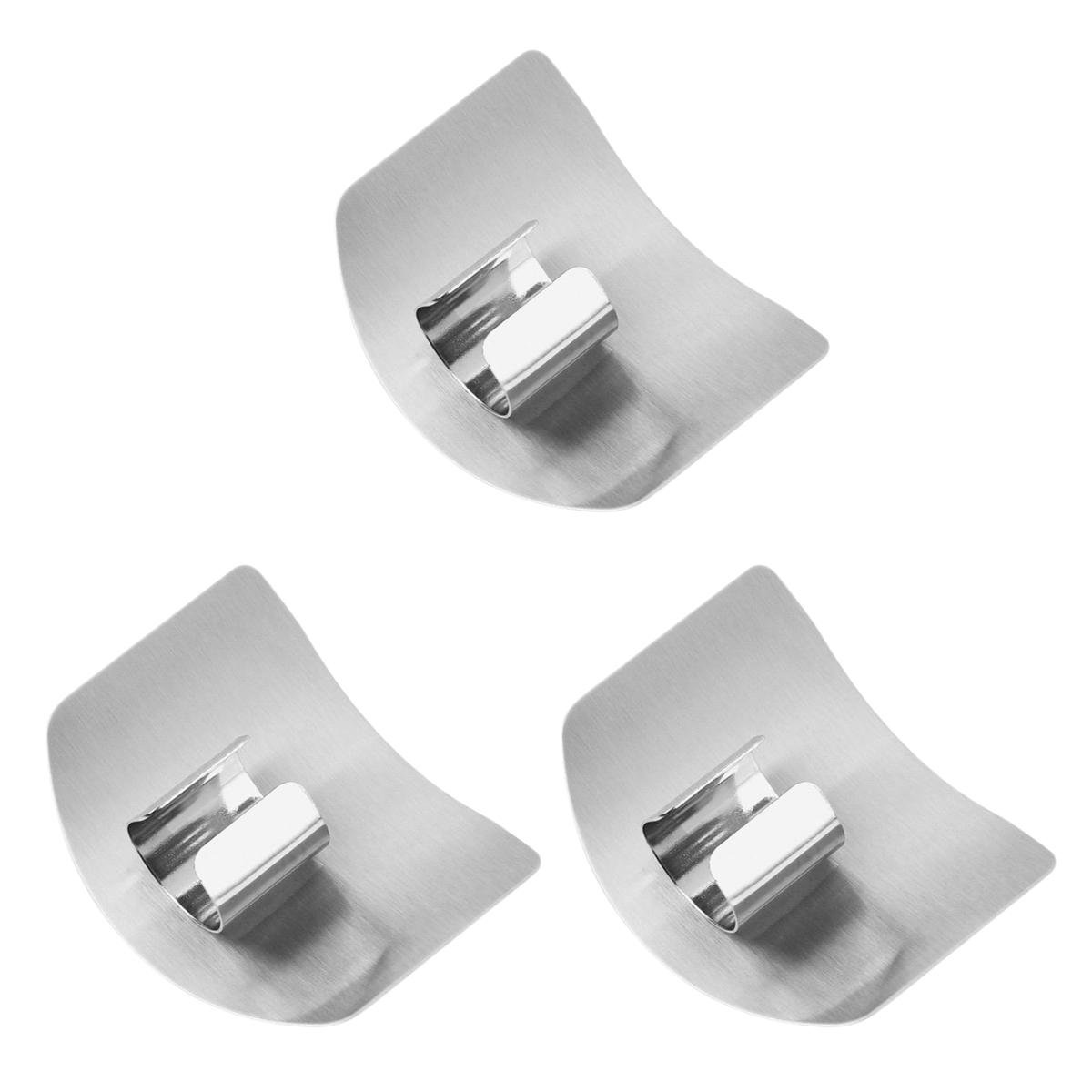 Накладки для пальцев против порезов ProtectorFinger 3 шт. Серебристый (2212)