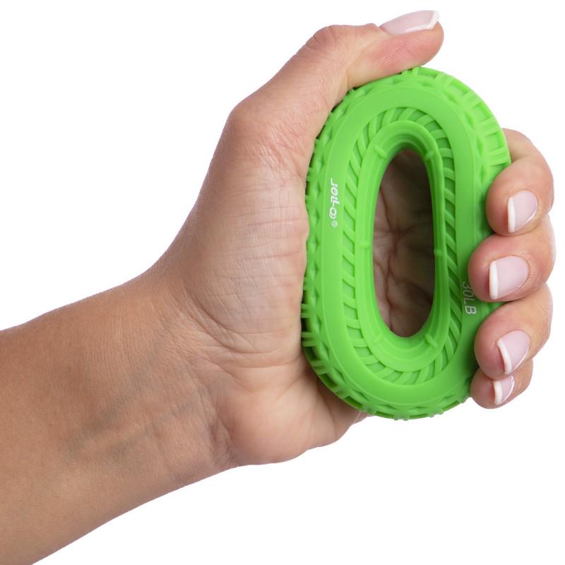 Эспандер кистевой Кольцо JELLO нагрузка 13,5 кг Зеленый (JLA470-30LB) - фото 3 Эспандер кистевой Кольцо JELLO нагрузка 13,5 кг Зеленый (JLA470-30LB) - фото 3