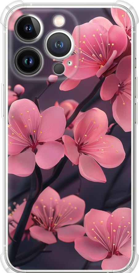 Чохол на iPhone 13 Pro Пурпурова сакура (6075sp-2372-42517)