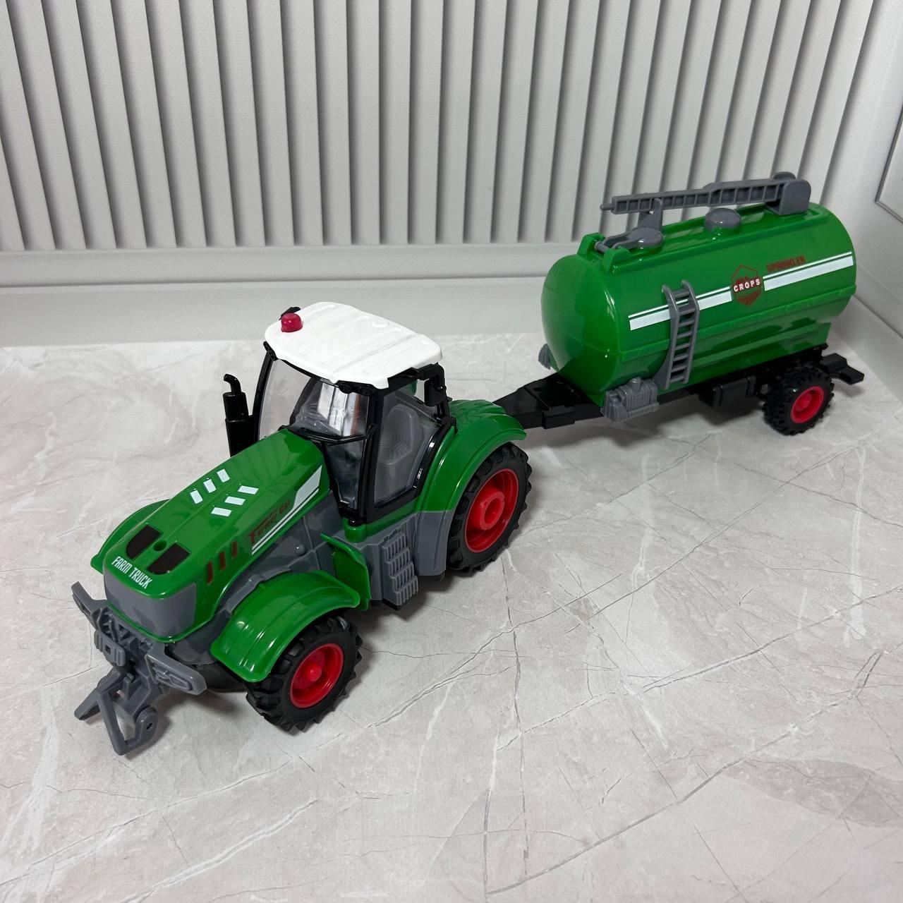 Іграшка дитяча Трактор із причепом QH 205-3 акумуляторний на пульті радіокерування (2632801171) - фото 3 Іграшка дитяча Трактор із причепом QH 205-3 акумуляторний на пульті радіокерування (2632801171) - фото 3