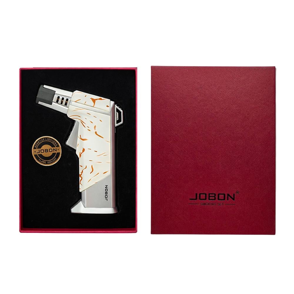 Зажигалка газовая турбо Jobon с фиксатором (ТЗ-161)