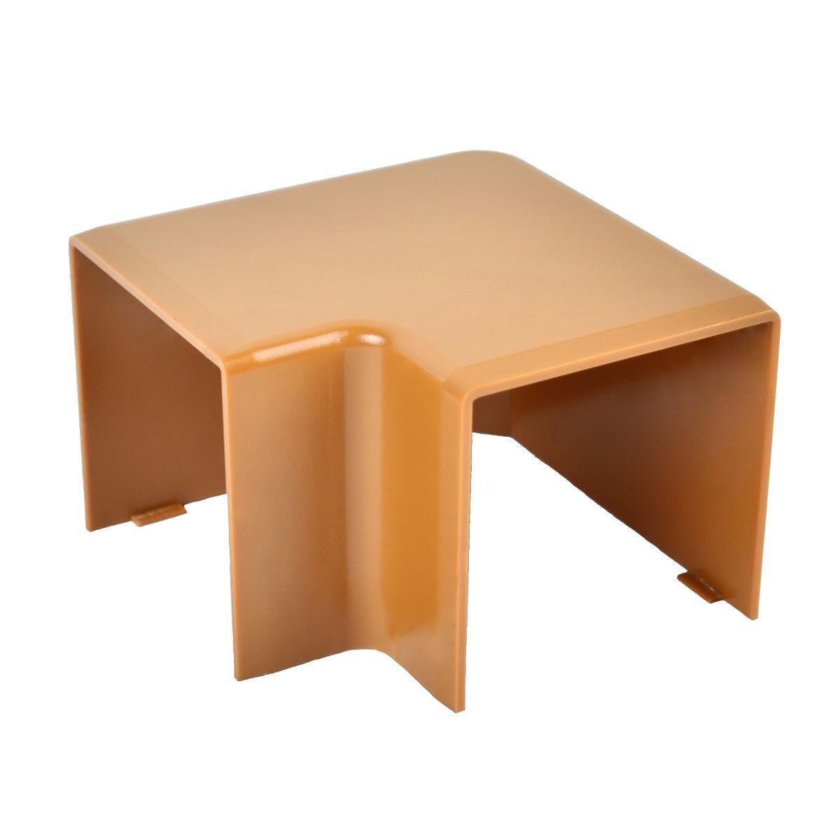 Угол плоский KOPOS для короба LH 40x40 мм ПВХ Светло-коричневый (8643_SD)