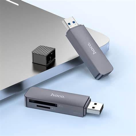 Картридер Hoco HB45 №4 Spirit 2в1 USB3.0/USB2.0 (00000011765) - фото 6