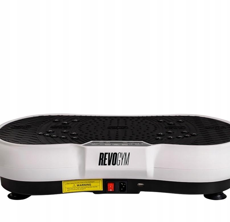 Виброплатформа-массажер тренировочная REVOGYM с пультом дистанционного управления White (1183) - фото 5