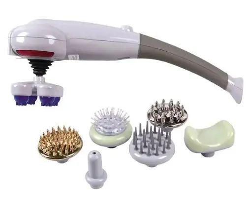 Массажер для тела вибрационный Magic Massager Maxtop с 8 насадками с регулировкой интенсивности вибрации и таймером (opt-21596) Массажер для тела вибрационный Magic Massager Maxtop с 8 насадками с регулировкой интенсивности вибрации и таймером (opt-21596)