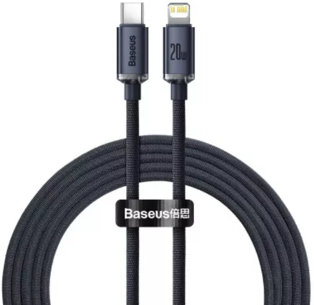 Кабель Baseus Crystal Shine Series Type-C to Lightning 20W 200 см Blue (9822903)