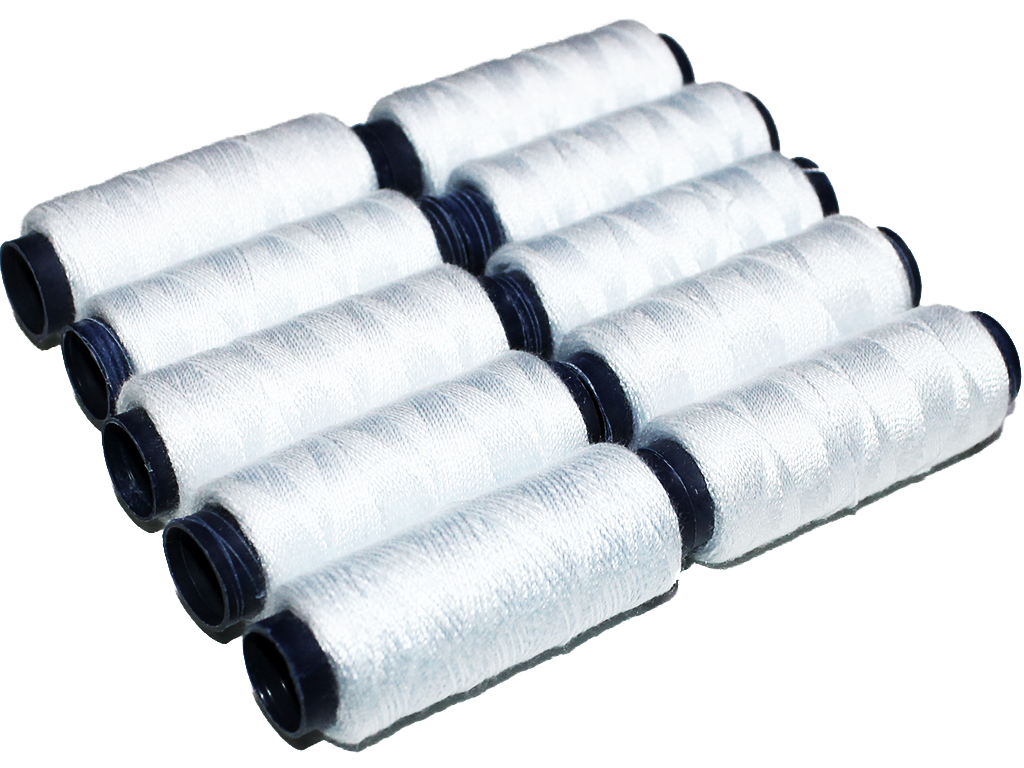 Нитки №30 10 шт. Белый