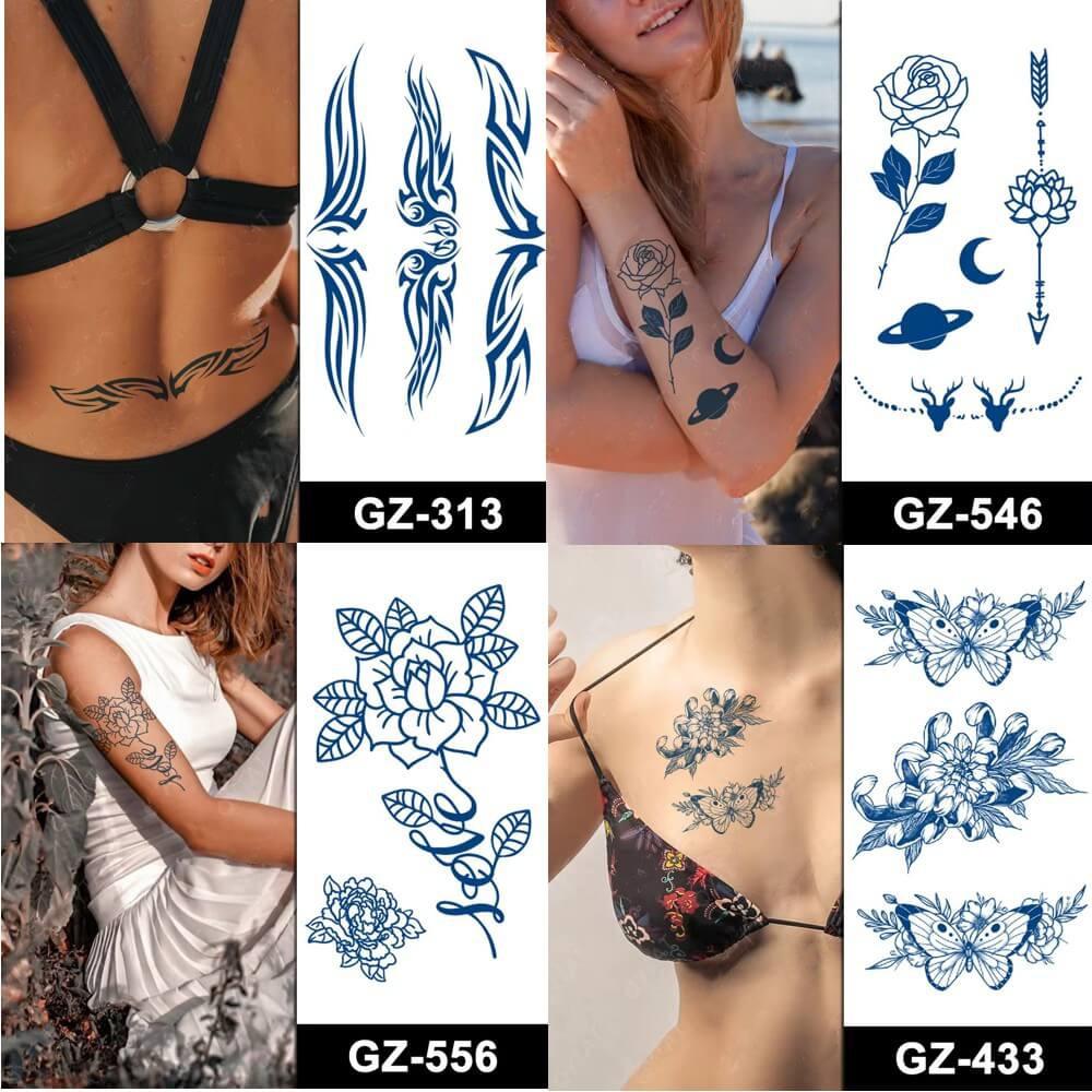 Тату тимчасове Візерунки 4 шт. для дітей 18х11 см (MK-149-B-96)