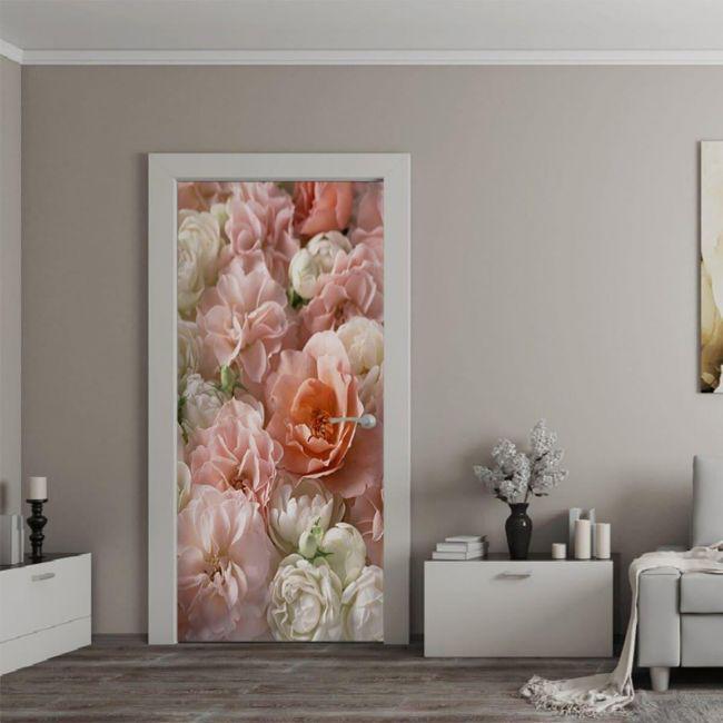 Наклейка интерьерная на двери Sticker Wall SW-00000900 Цветы 104х210 см