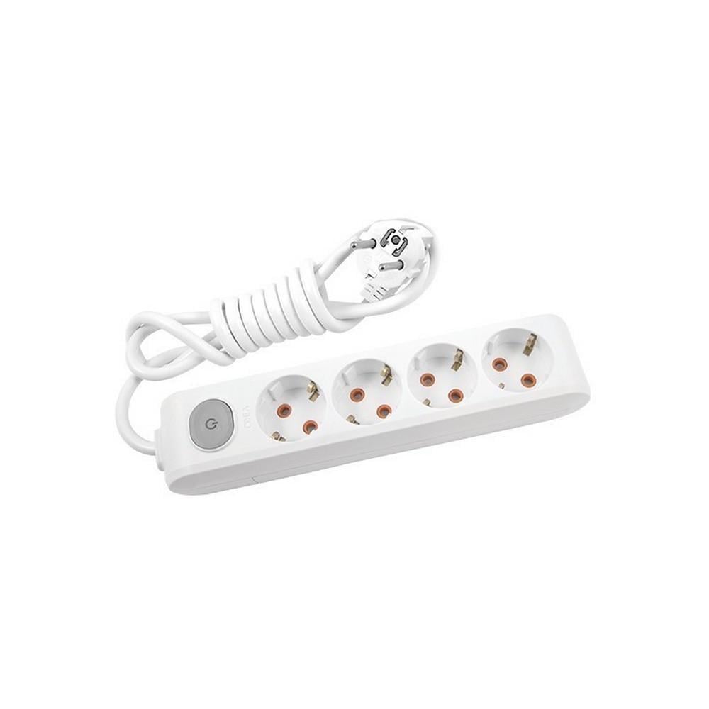 Удлинитель Viko Multi-Let 4 гнезда 3 м с заземлением с кнопкой (21750-е)