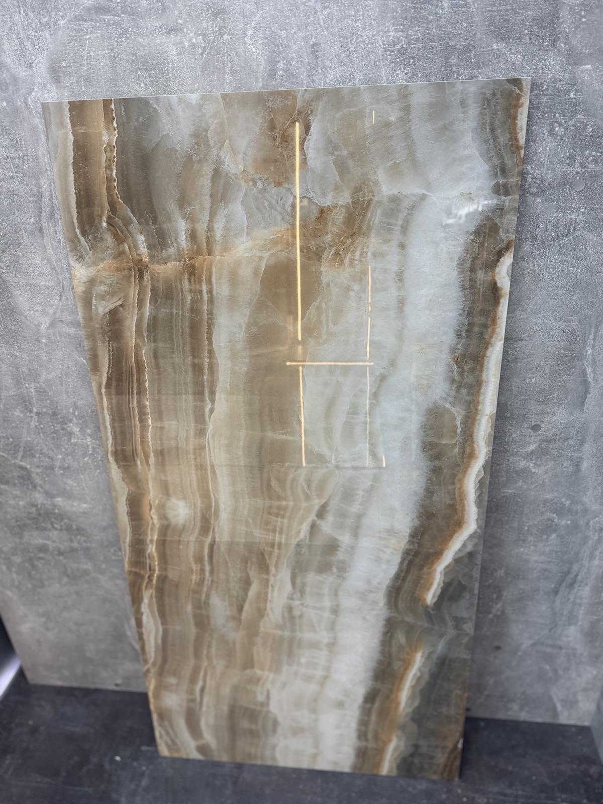 Керамогранітна плитка універсальна ST Onyx brown 60х120 cм (12233) - фото 5