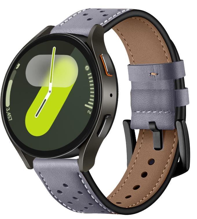 Ремешок кожаный Classico для Galaxy Watch 7 Grey (37464-33)