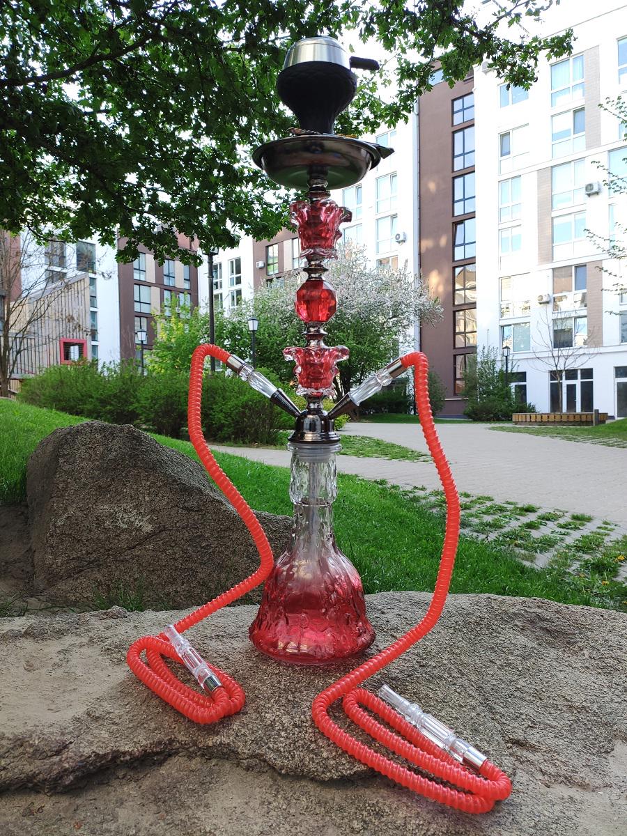 Кальян Hookah Sidra Plus 61 см на 2 персоны Red