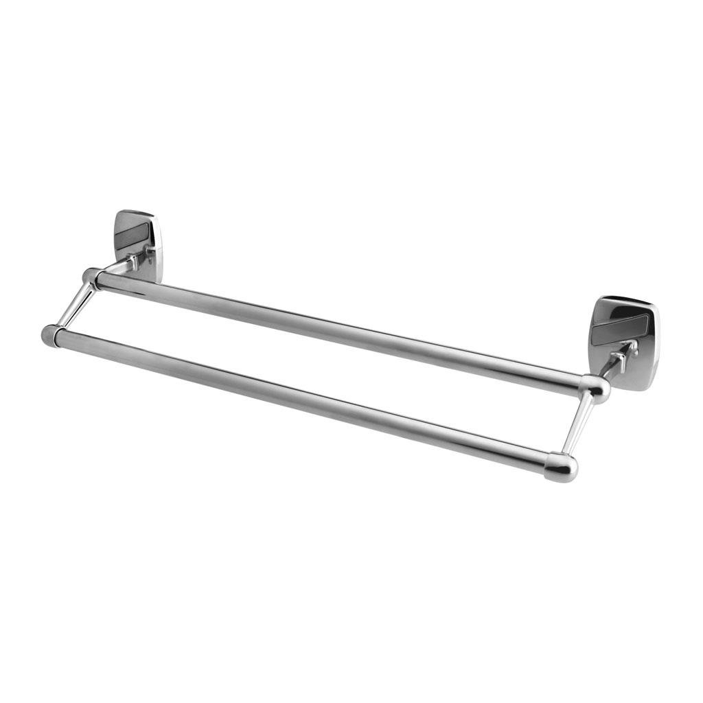 Тримач для рушників Bisk подвійний OREGON Хром (79715)