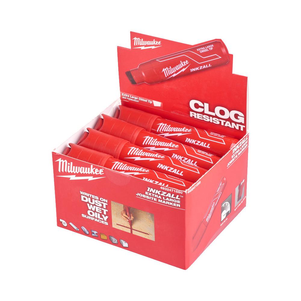 Маркер Milwaukee InkZAll великий XL Червоний (4932471560) - фото 4 Маркер Milwaukee InkZAll великий XL Червоний (4932471560) - фото 4