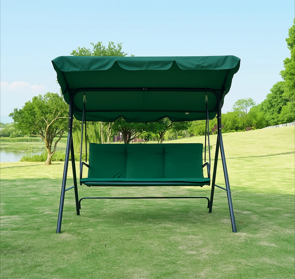 Качели LEOBRO водонепроницаемая с навесом 176х168х114 см Зеленый (LBSW3-D1-GRN) Качели LEOBRO водонепроницаемая с навесом 176х168х114 см Зеленый (LBSW3-D1-GRN)