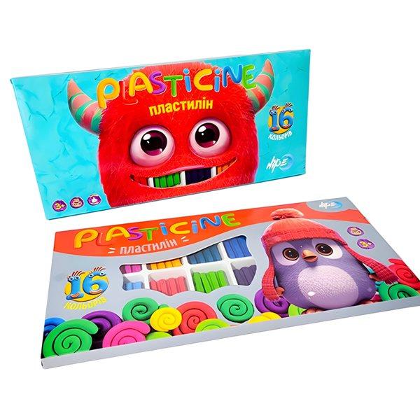 Пластилин 16 цв. 320 г со стеком (832484) Пластилин 16 цв. 320 г со стеком (832484)