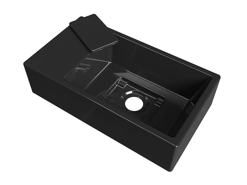 Умывальник подвесной Status Savay L Black (728) - фото 8