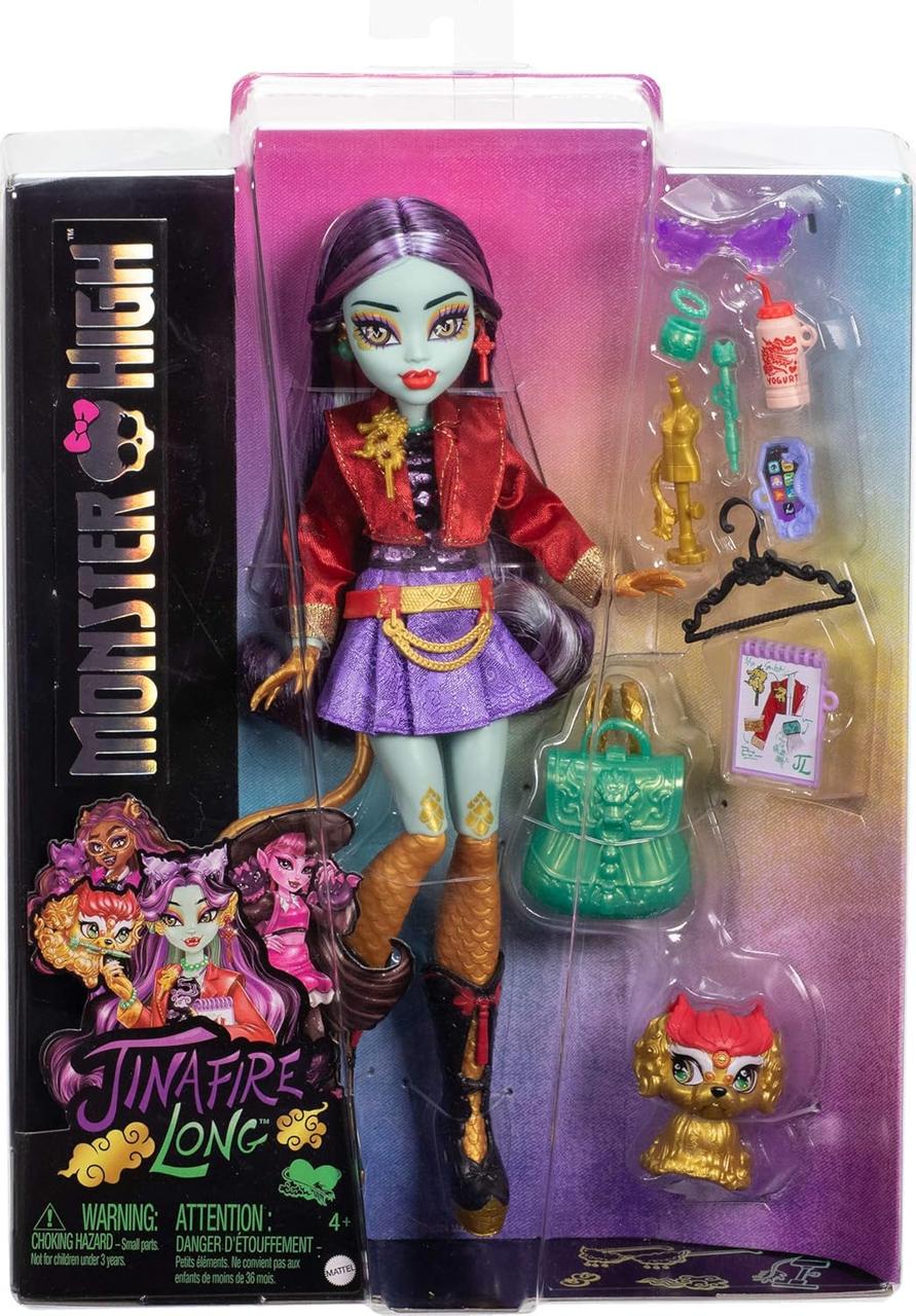 Кукла Monster High Mattel Jinafire Long Doll Dragon G3 Монстро-классика (HYV58)