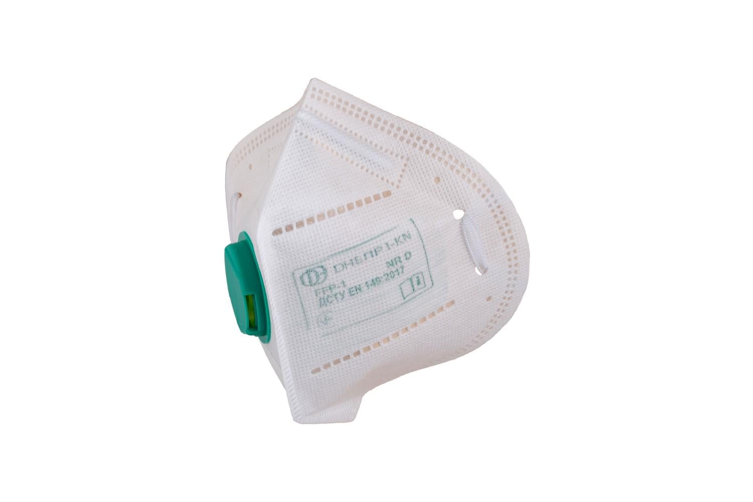 Респиратор MasterTool ДНЕПР-1KN FFP1 4ПДК с клапаном (82-0175)