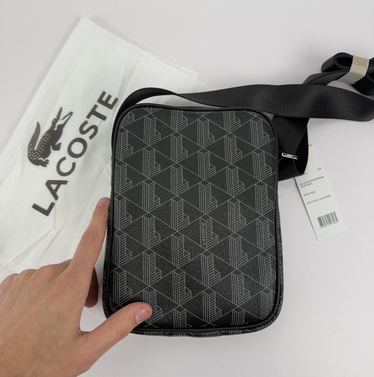 Мессенджер через плечо Lacoste Черный - фото 7 Мессенджер через плечо Lacoste Черный - фото 7