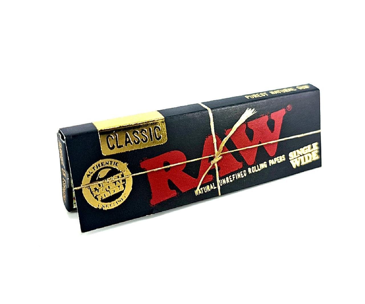 Бумага для самокруток RAW Classic Black 70 мм/50 шт