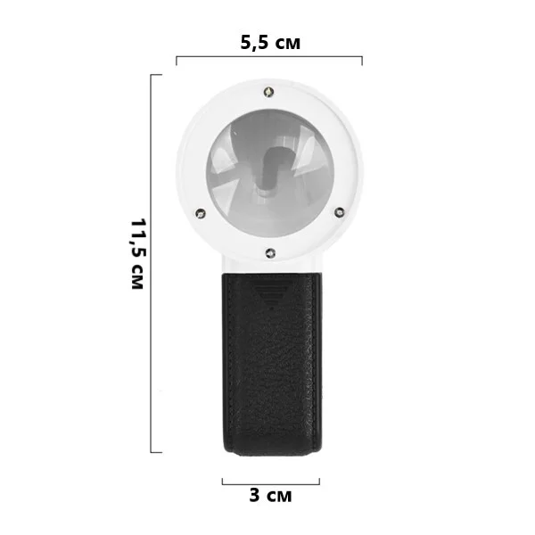 Лупа з LED підсвіткою (G00320) - фото 11 Лупа з LED підсвіткою (G00320) - фото 11