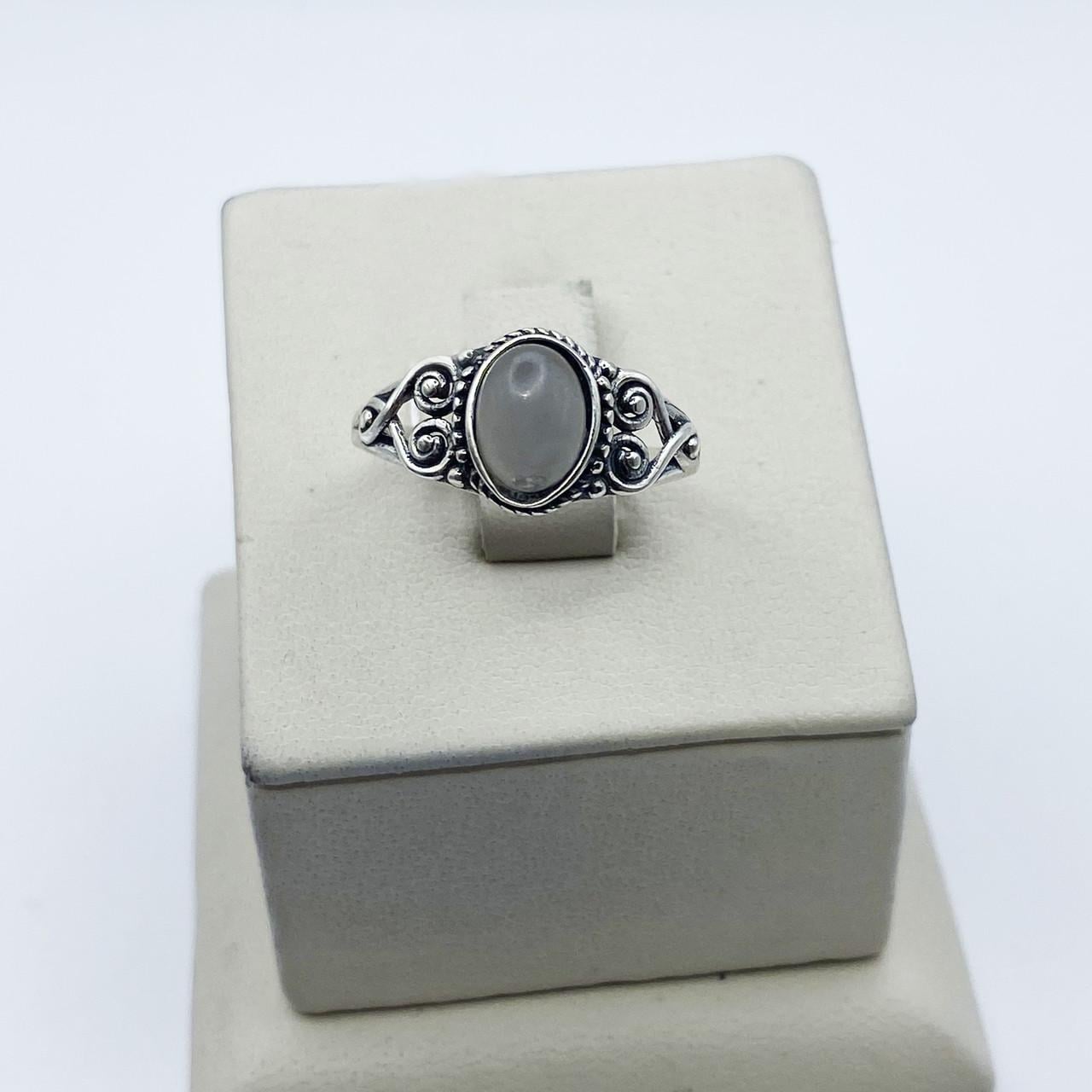 Кольцо серебряное с агатом р. 18,5 2,28 г (2037207781) Кольцо серебряное с агатом р. 18,5 2,28 г (2037207781)