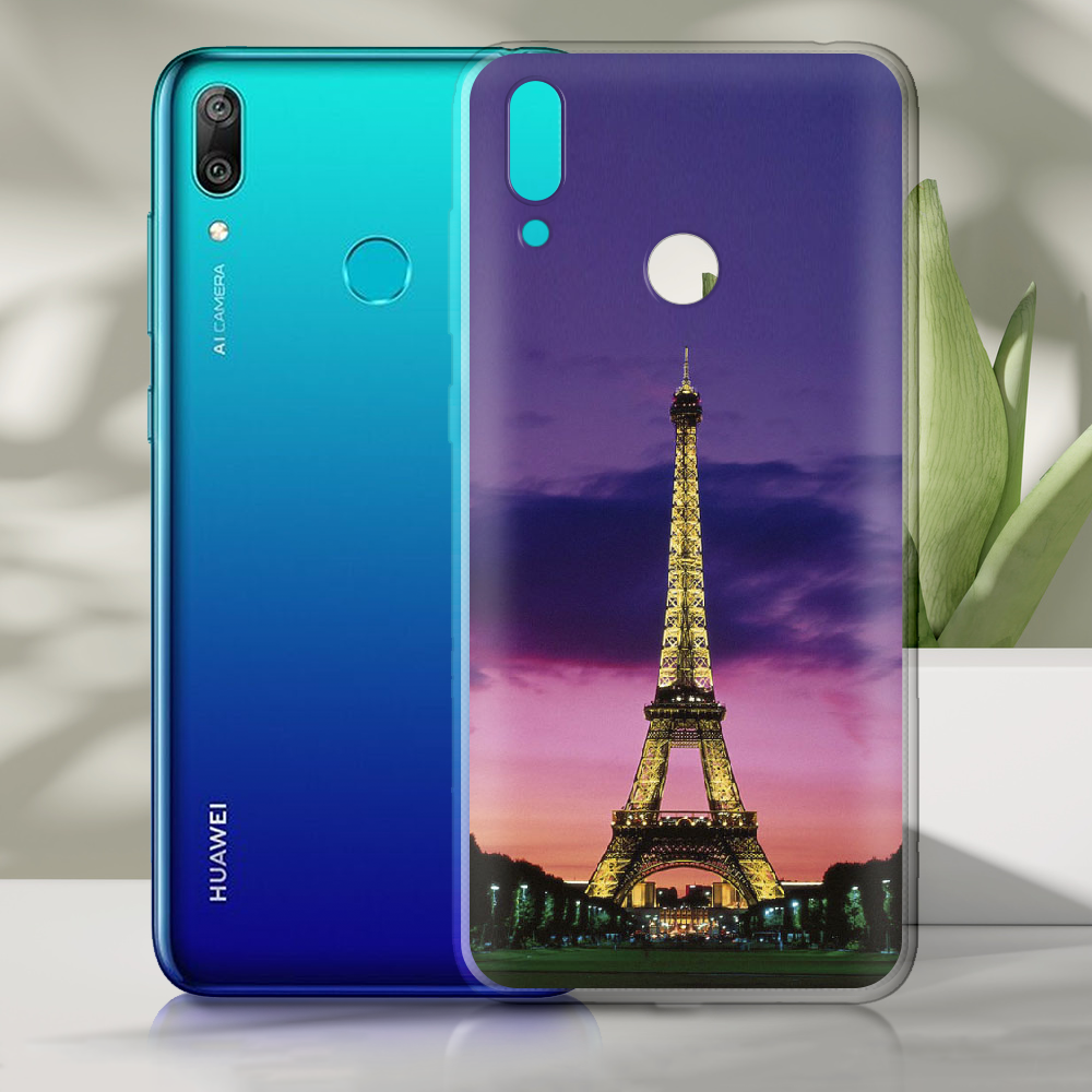 Чехол Boxface Huawei Y7 2019 Полночь в Париже Прозрачный силикон (36044-up964-36044) - фото 2