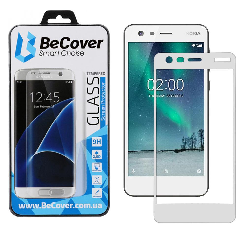 Защитное стекло BeCover для Nokia 2 White (702167) - фото 6