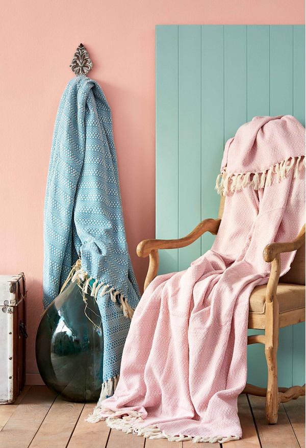 Покривало-піке Karaca Home Levi 200х230 см євро Пудровий (13512832) - фото 2 Покривало-піке Karaca Home Levi 200х230 см євро Пудровий (13512832) - фото 2