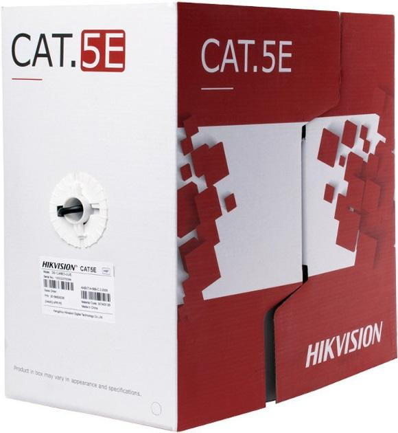 Кабель Hikvision UTP CAT 5E DS-1LN5EO-UU/E для зовнішніх робіт 305 м (23253537) - фото 2