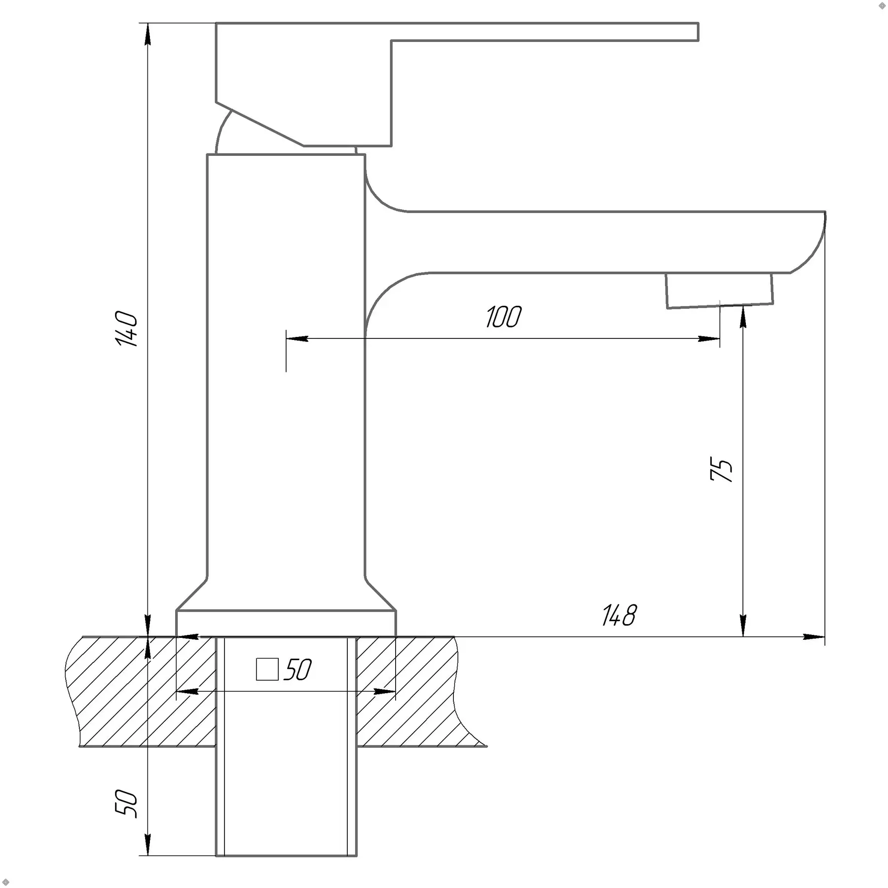 Смеситель для умывальника Domino Malibu DMM-401 (GSR-000023160) - фото 4 Смеситель для умывальника Domino Malibu DMM-401 (GSR-000023160) - фото 4