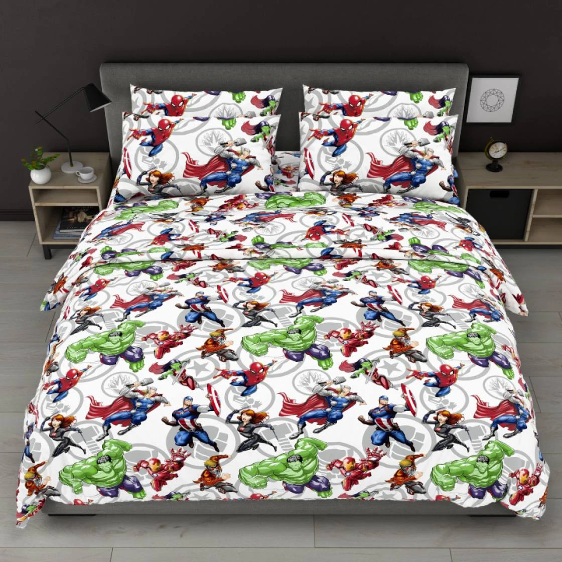 Комплект постільної білизни ТМ Черешенька із бязі Gold полуторний 150х220 cм (40153)