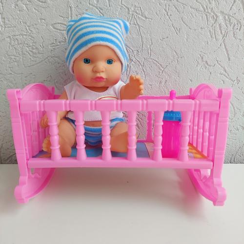 Пупс Кроватка в сетке (D 1433)