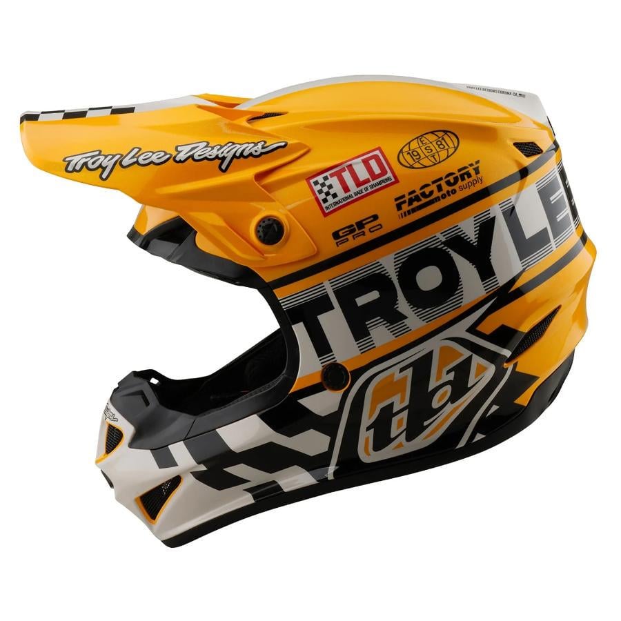 Мотошлем TLD GP PRO HELMET FIFTY-50 S White/Gold