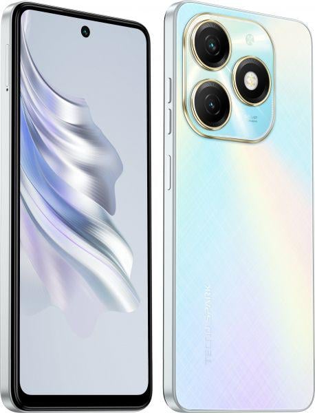 Смартфон Tecno Spark 20 KJ5n 8/128ГБ Cyber White (4894947013522) - фото 4 Смартфон Tecno Spark 20 KJ5n 8/128ГБ Cyber White (4894947013522) - фото 4