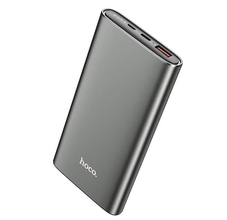 Универсальное зарядное устройство Hoco J83 10000 mAh USB и Type-C 3А Grey (562f8ef9)