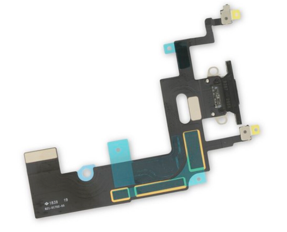 Порт зарядки iPhone XR Black (P497)