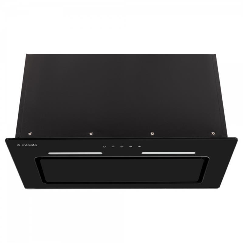 Полная вытяжка кухонная Minola HBI 6673 BL GLASS 1000 LED Line Black