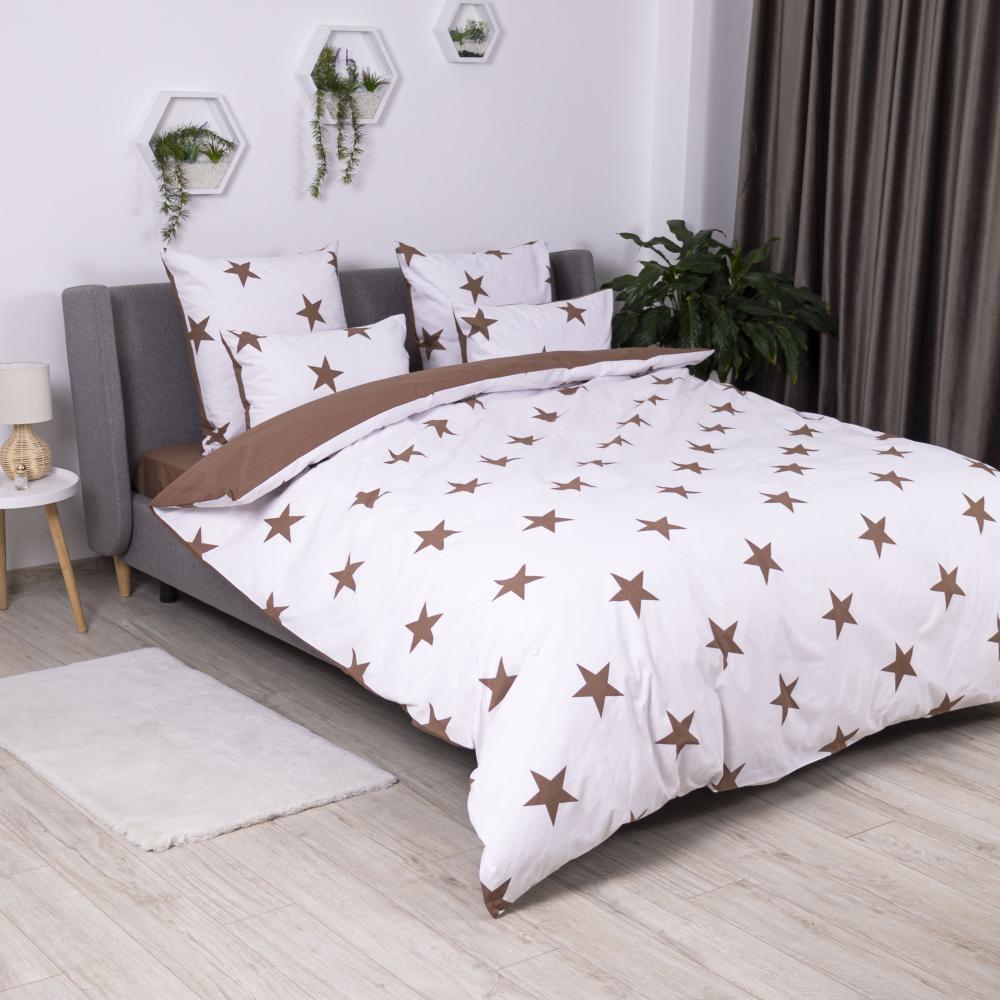 Комплект постельного белья ТЕП Soft Dreams Morning Star двуспальный 175x210 см наволочки 2х70х70 см Cappuccino (17668)