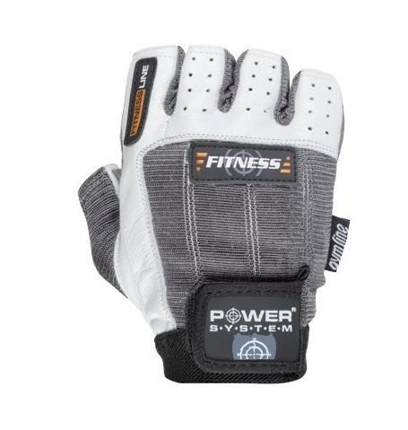 Перчатки для фитнеса и тяжелой атлетики Power System Fitness PS-2300 XXL Grey/White