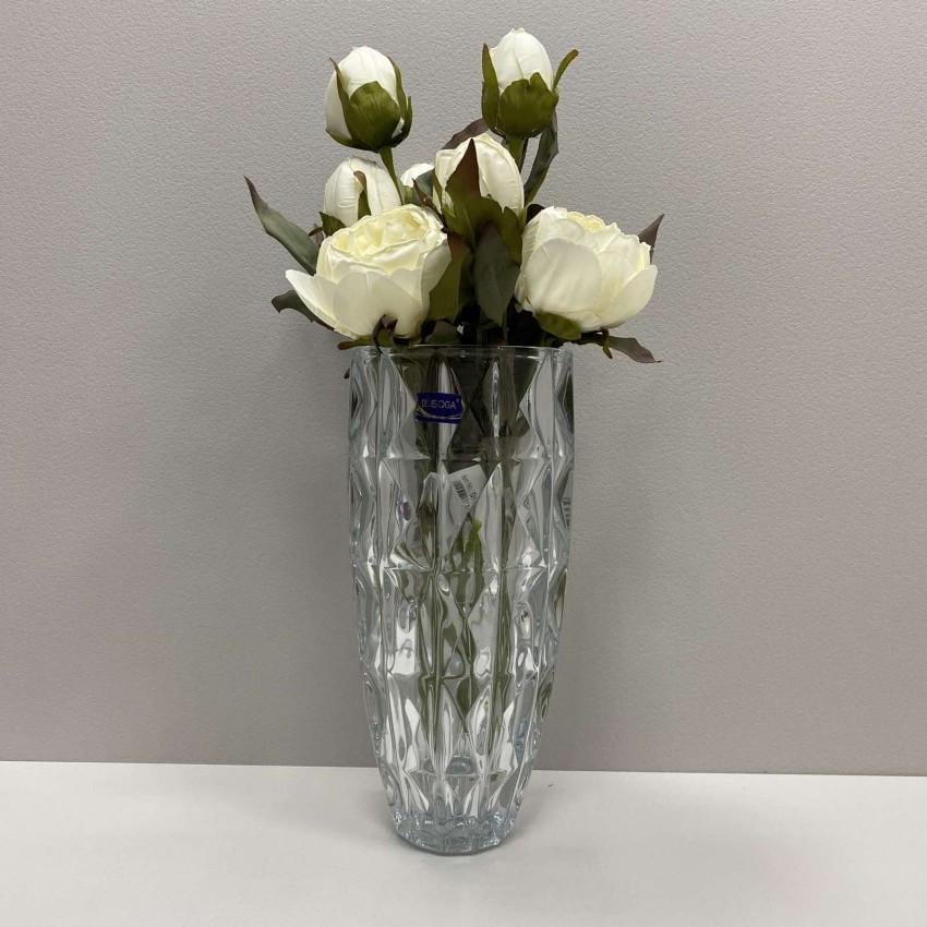 Ваза скляна Olens 102-875 Беллі 14x29,5 см (2133995138)