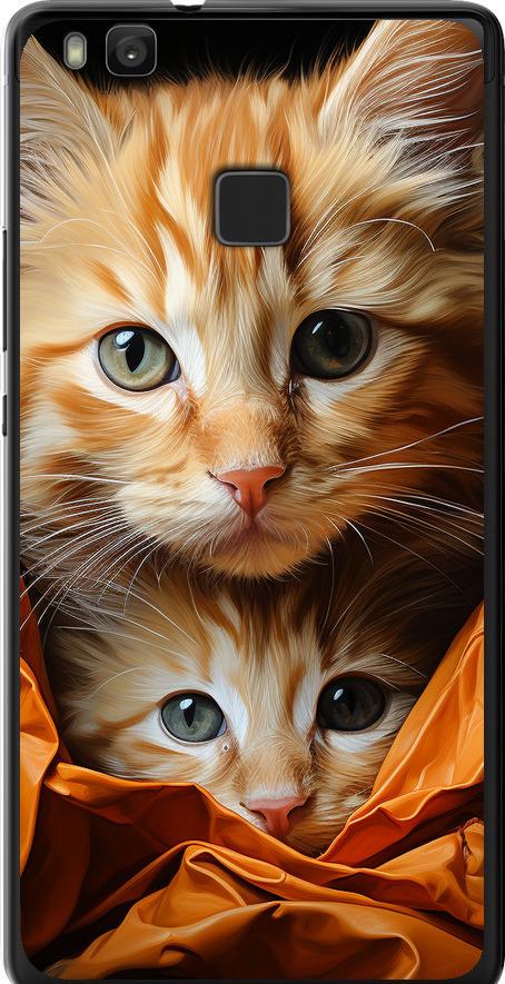 Чехол на Huawei P9 Lite Котики 2 (5664u-298-42517)