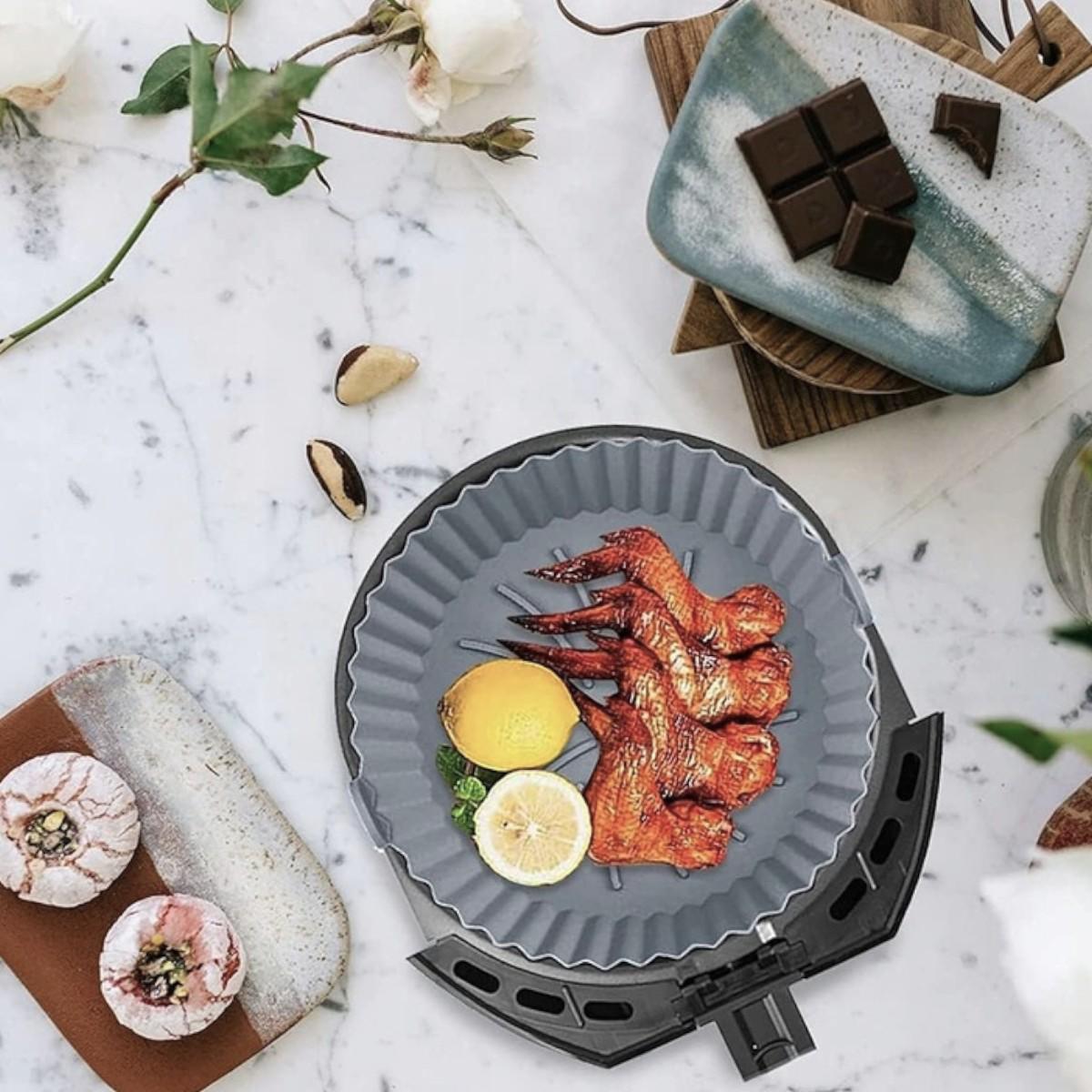 Форма силіконова для аерогрилю мультипечі A-PLUS 17х3,5 см (4052 G) - фото 3 Форма силіконова для аерогрилю мультипечі A-PLUS 17х3,5 см (4052 G) - фото 3