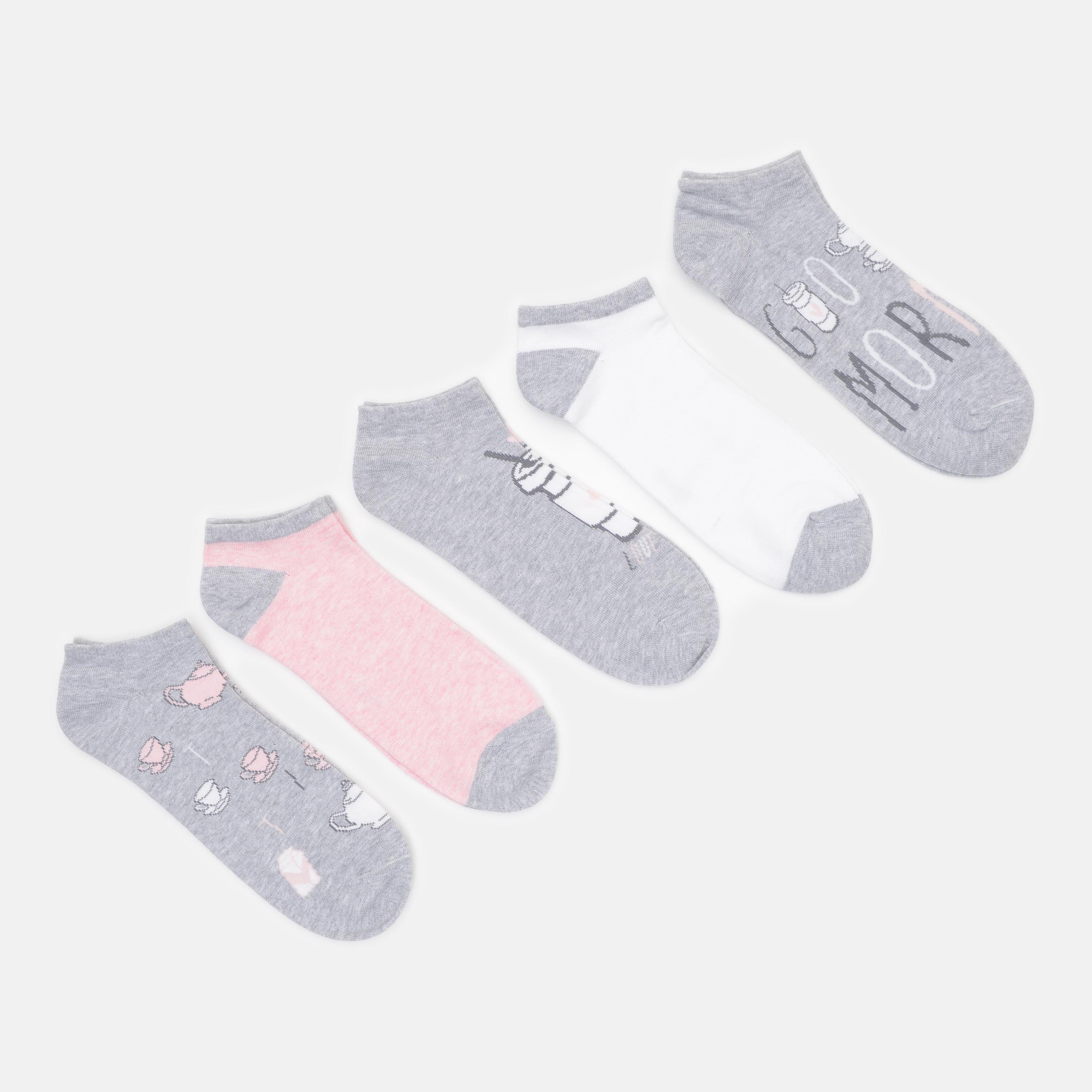 Носки C&A принт 5 пар р. 39-42 Серый (5867079840416)