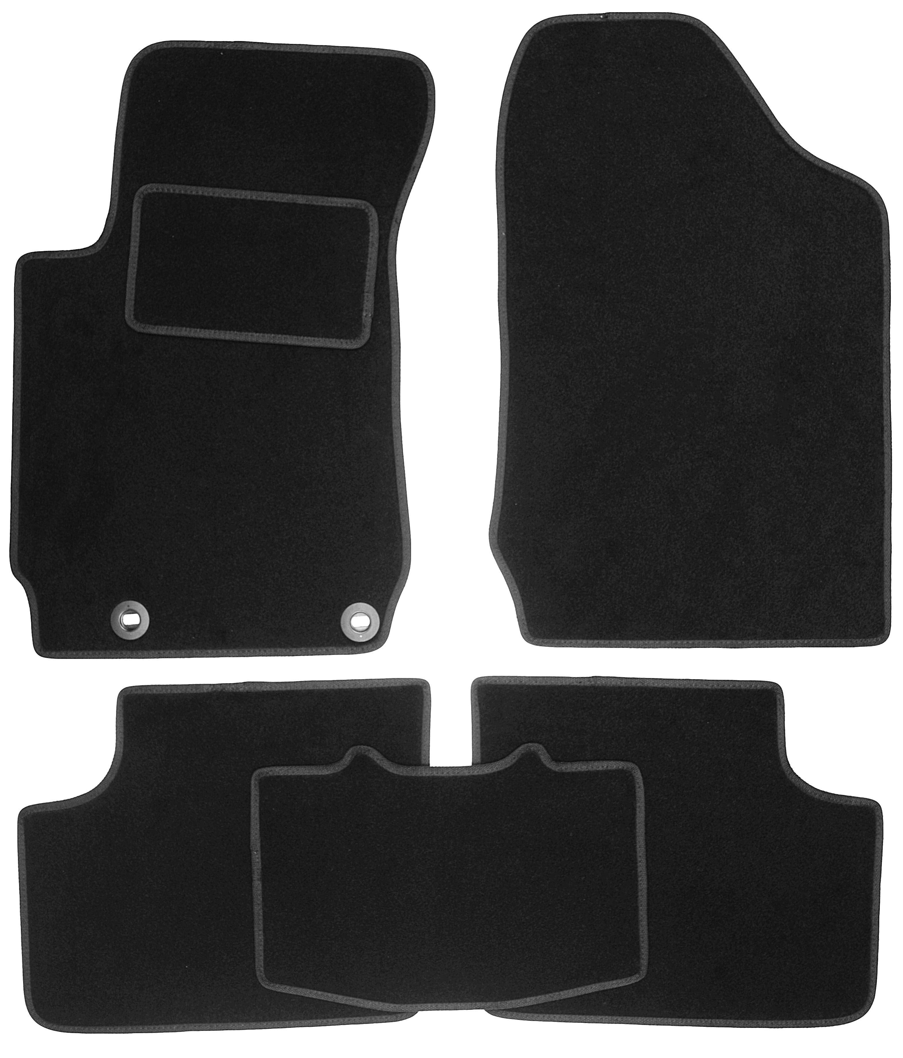 Коврики в салон для Toyota Corolla '02-07 текстильные Черный (21187)