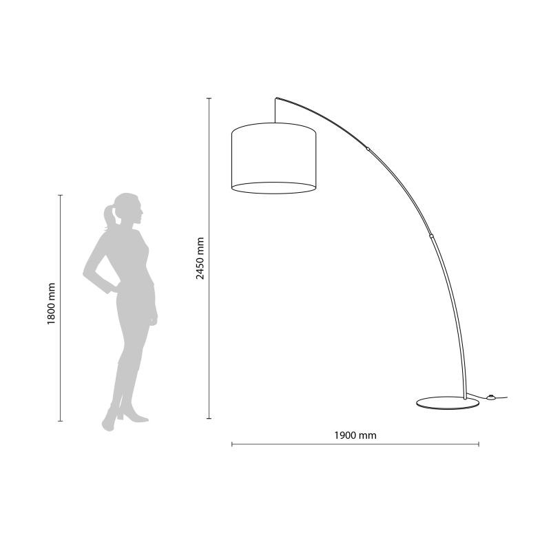 Торшер TK Lighting 6097 Moby - фото 6